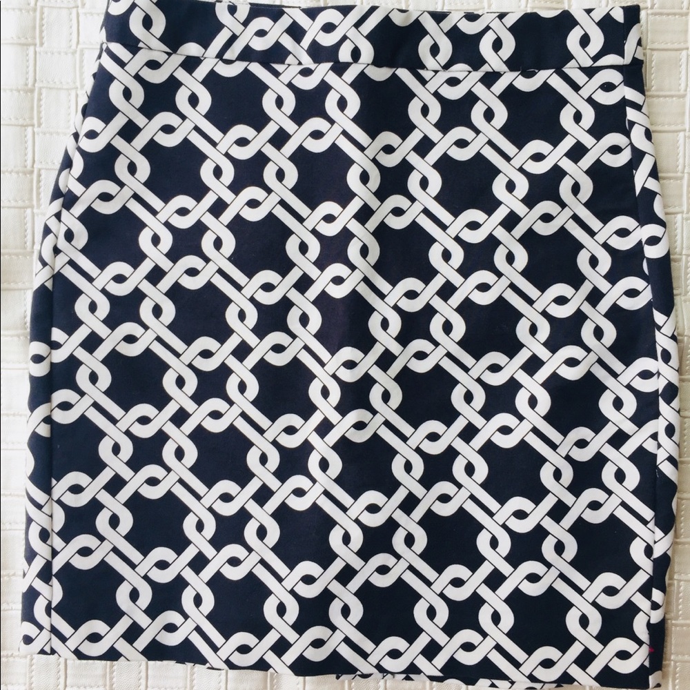 Cute blue and white mini skirt